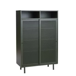 Komoda dwudrzwiowa VEEP 140 metalowa Zielony