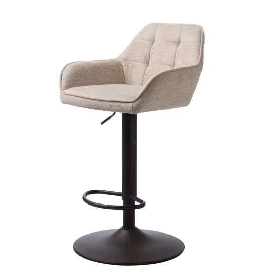 Hoker tapicerowany NOLAN pikowany w kwadrat