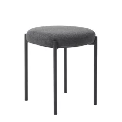 Taboret tapicerowany PELICAN Szary