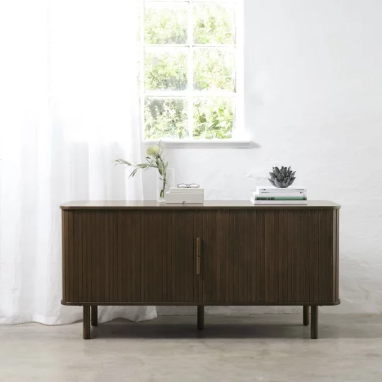 Komoda dwudrzwiowa CAVO 160 ryflowana - Zdjęcie 7