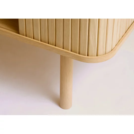 Szafka RTV CAVO 160 ryflowana - Zdjęcie 5