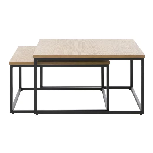 Podwójny stolik kawowy CESURA 75X75 - Zdjęcie 2