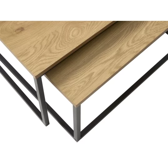 Podwójny stolik kawowy CESURA 75X75 - Zdjęcie 3