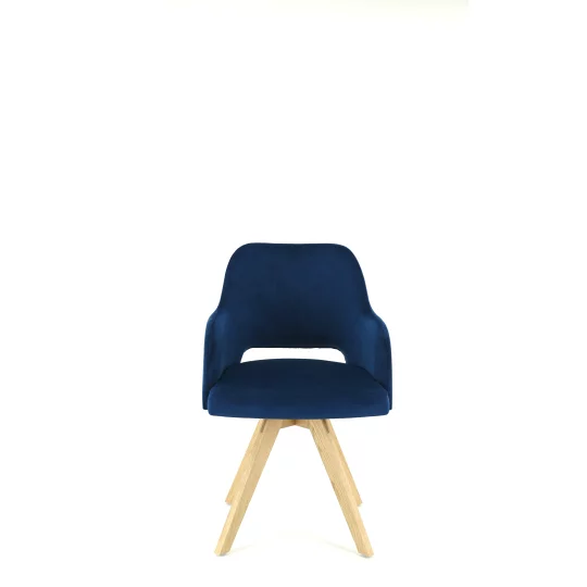 Krzesło drewniane FAMEG B-2325 niebieskie - Zdjęcie 2