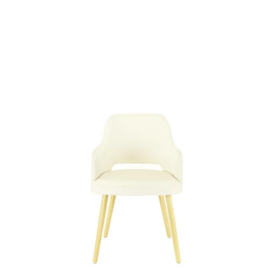 Krzesło drewniane FAMEG B-2134 ecru - Zdjęcie 2