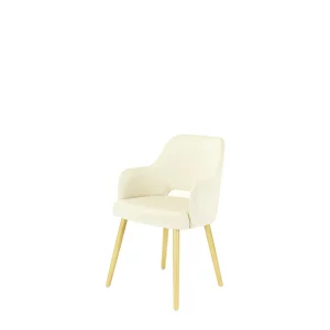 Krzesło drewniane FAMEG B-2134 ecru