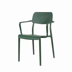 Krzesło ogrodowe z podłokietnikami RIMO Zieleń