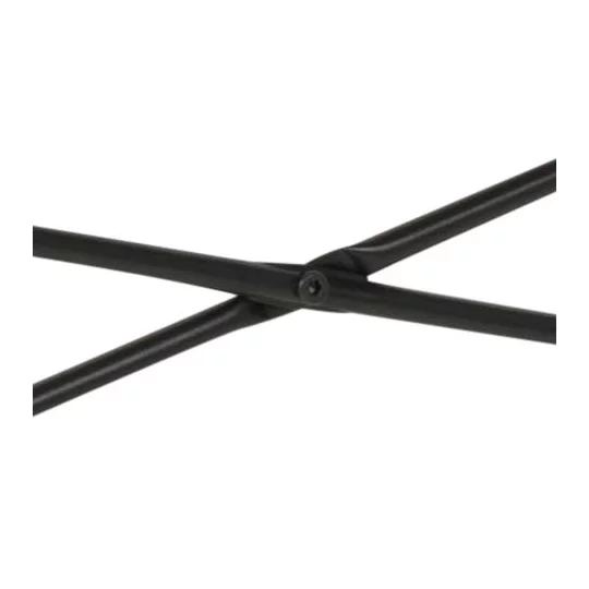 Biurko ZAKARIA 100x45 drewniane/czarne - Zdjęcie 6