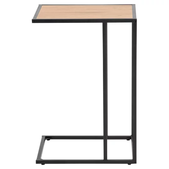 Stolik kawowy ZAKARIA 43x35 drewniany/czarny - Zdjęcie 2