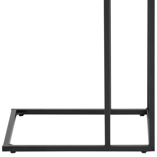 Stolik kawowy ZAKARIA 43x35 drewniany/czarny - Zdjęcie 6