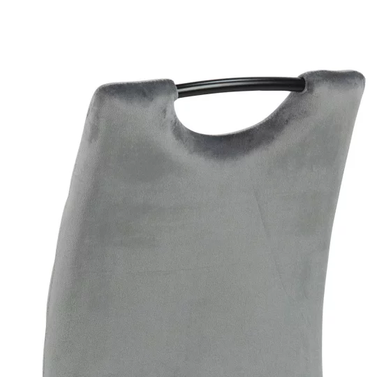 Krzesło tapicerowane ETNA szare - Zdjęcie 4