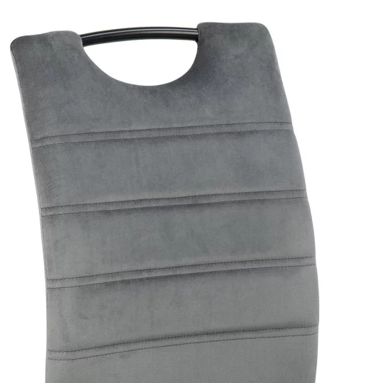 Krzesło tapicerowane ETNA szare - Zdjęcie 5