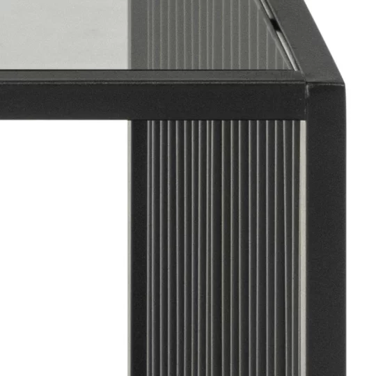 Stolik kawowy RAYO 120x60 czarny - Zdjęcie 5