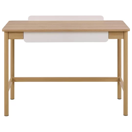 Biurko z szufladą SION 110x50 drewniane - Zdjęcie 2