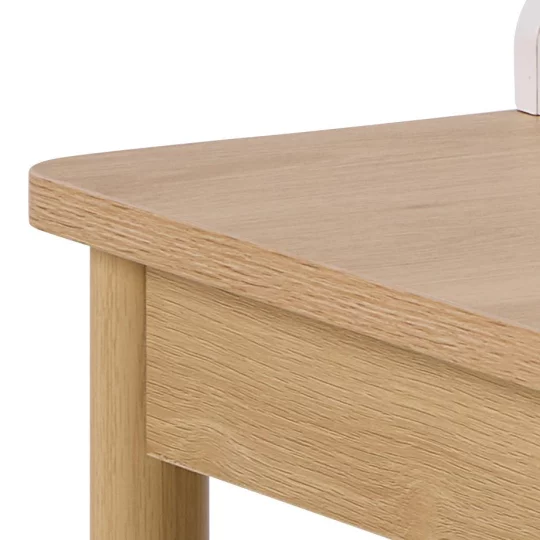 Biurko z szufladą SION 110x50 drewniane - Zdjęcie 5