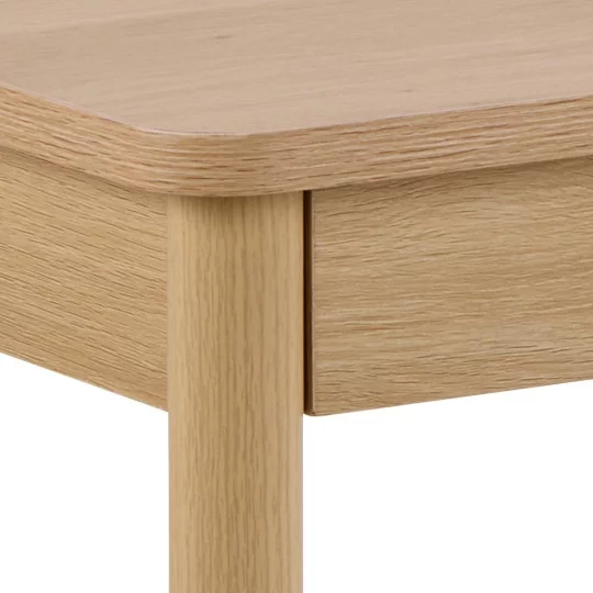 Biurko z szufladą SION 110x50 drewniane - Zdjęcie 6