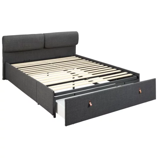 Łóżko CORE 160x200 szare - Zdjęcie 5