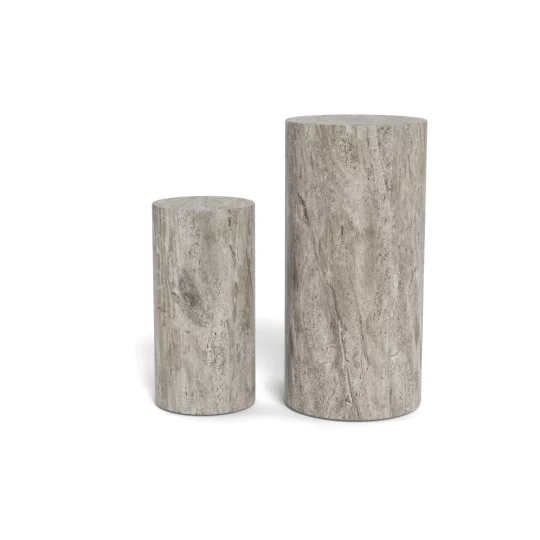 Podwójny piedestał ZENIT fi 34 szary marmur - Zdjęcie 2