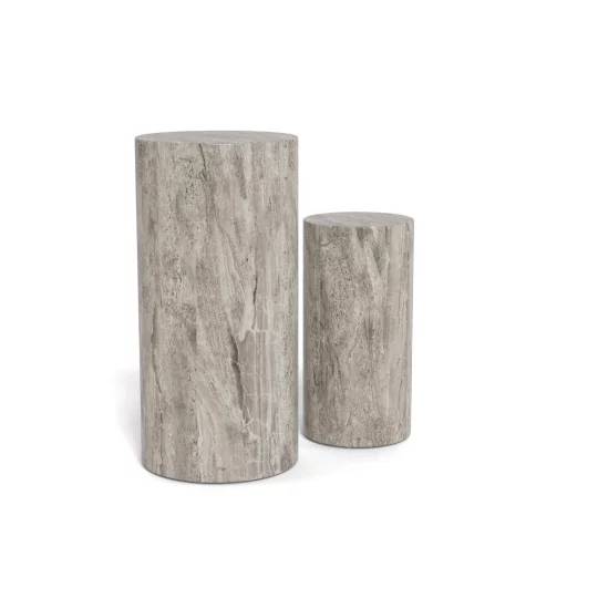 Podwójny piedestał ZENIT fi 34 szary marmur - Zdjęcie 3