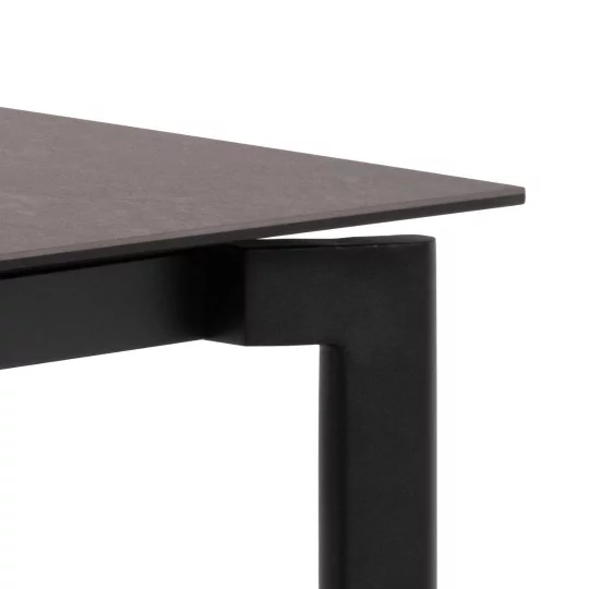 Stół prostokątny rozkładany IRIS 180/240x90 czarny - Zdjęcie 4