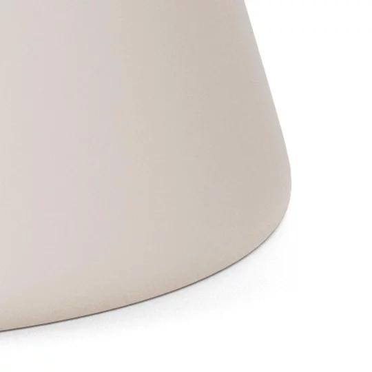 Stolik kawowy okrągły RENO fi 65 okleina dębowa/beżowy - Zdjęcie 5