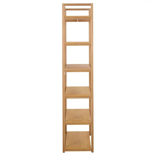 Regał z sześcioma półkami PIGALE 80x40 drewniane - Zdjęcie 3