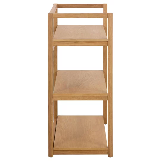 Regał z trzema półkami PIGALE 80x40 drewniany - Zdjęcie 3