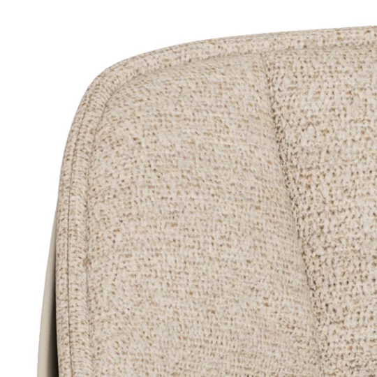 Krzesło tapicerowane VENICE beżowe - beżowe nogi - Zdjęcie 6