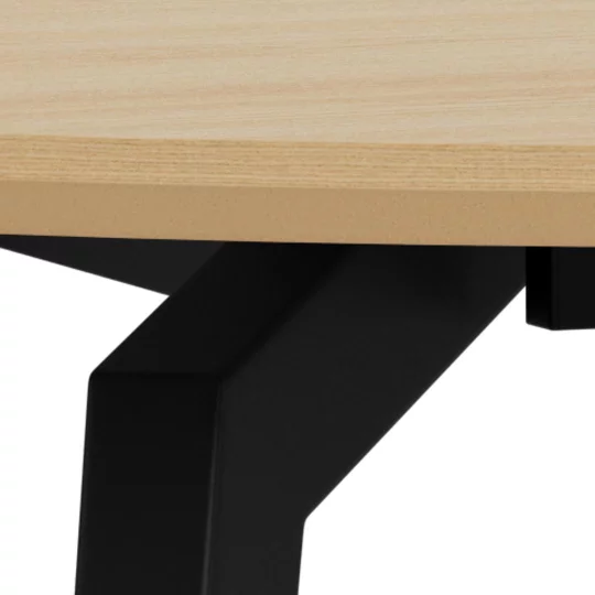 Stół okrągły BARIO fi 120 drewniany - Zdjęcie 4