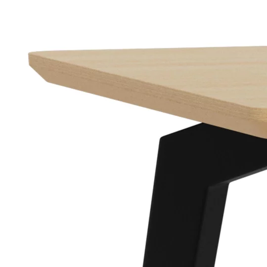 Stół prostokątny BARIO 160x90 drewniany - Zdjęcie 5