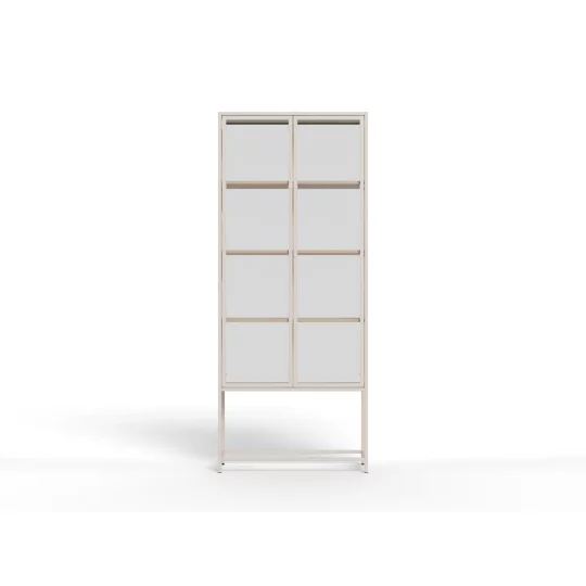 Witryna ZAKARIA 77x35 beżowa - Zdjęcie 2