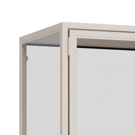 Witryna ZAKARIA 77x35 beżowa - Zdjęcie 6