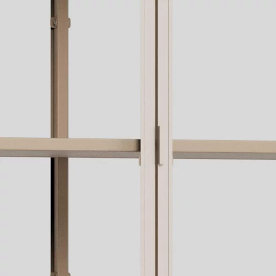 Witryna ZAKARIA 77x35 beżowa - Zdjęcie 7