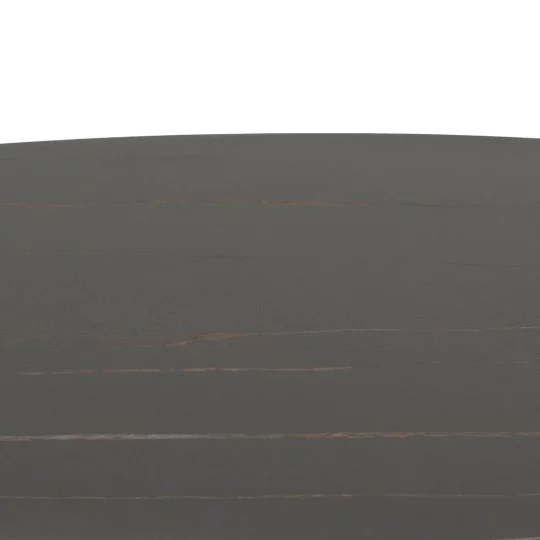 Stół okrągły LAURENT fi 90 czarny - Zdjęcie 4