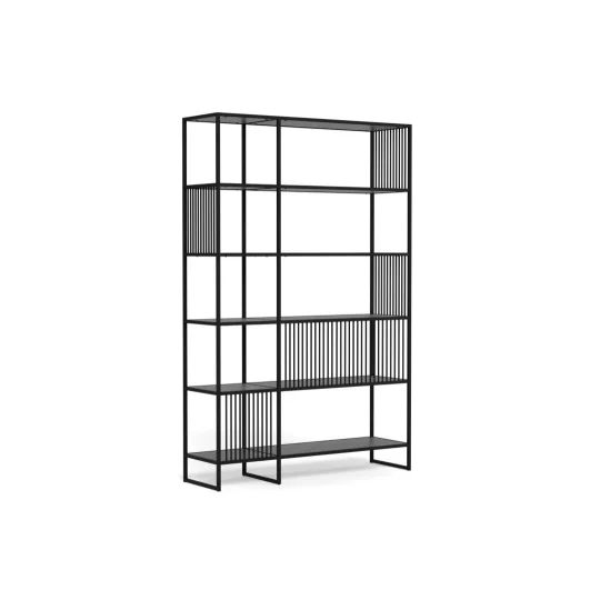 Regał RAYO 120x35 czarny - Zdjęcie 3