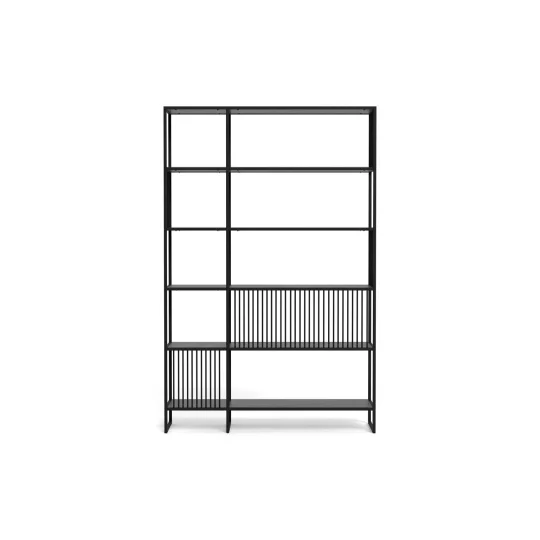 Regał RAYO 120x35 czarny - Zdjęcie 4