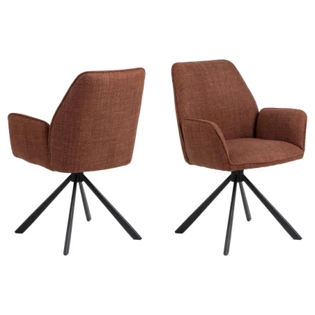 Glenda dining chair with armrest