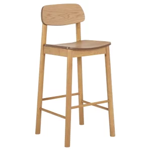 Hoker z oparciem KAMI drewniany