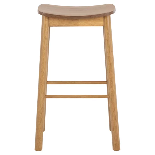 Hoker bez oparcia KAMI drewniany - Zdjęcie 2