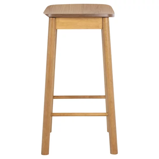 Hoker bez oparcia KAMI drewniany - Zdjęcie 3