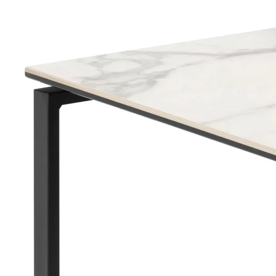 Podwójny stolik kawowy ANDRES biały - Zdjęcie 4