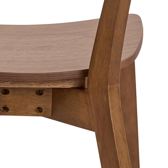 Krzesło drewniane SOREN orzech - Zdjęcie 9