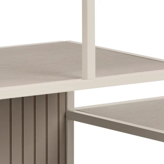 Regał ZAKARIA 114x35 beżowy - Zdjęcie 6