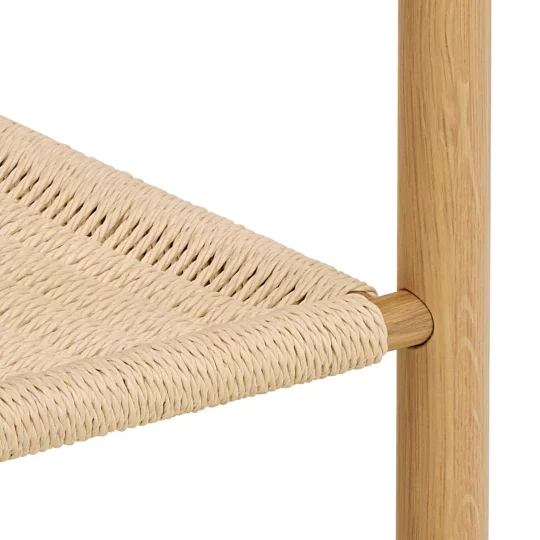 Stolik nocny z półką AMARI drewniany - Zdjęcie 7