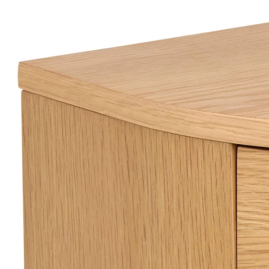 Stolik nocny z nóżkami DROVE drewniany - Zdjęcie 5