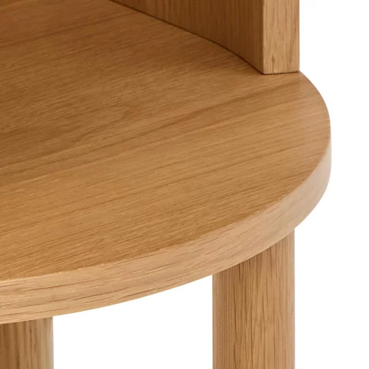 Stolik nocny z nóżkami DROVE drewniany - Zdjęcie 7