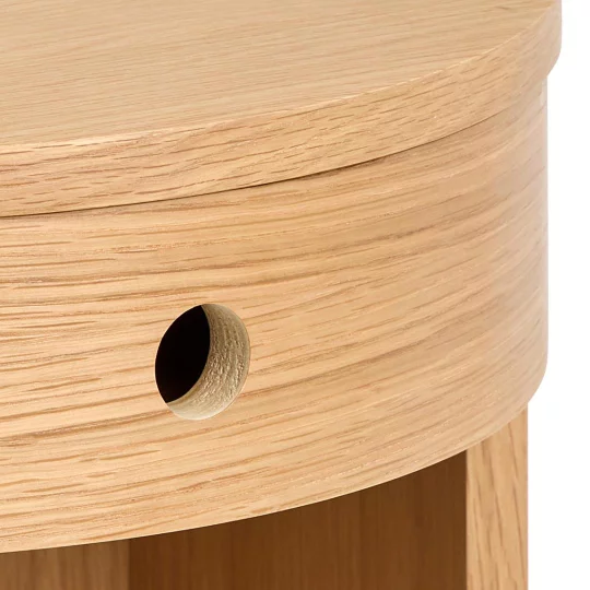 Stolik nocny DROVE drewniany - Zdjęcie 6