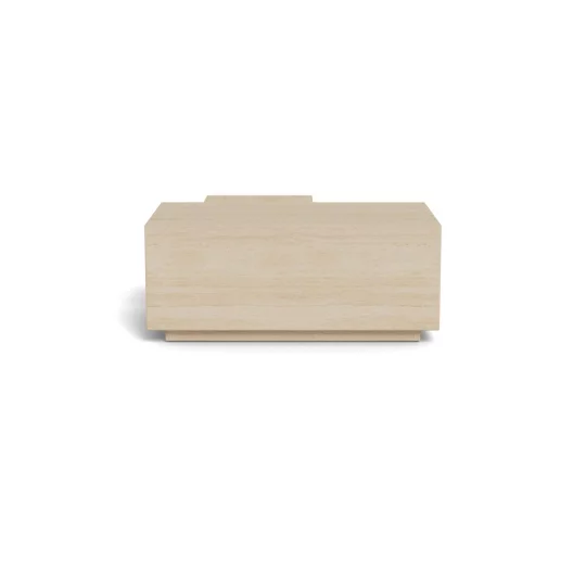 Podwójny stolik kawowy ZENIT 100x60 beżowy - Zdjęcie 4