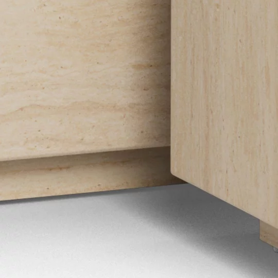 Podwójny stolik kawowy ZENIT 100x60 beżowy - Zdjęcie 7