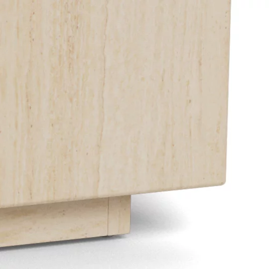 Podwójny stolik kawowy ZENIT 100x60 beżowy - Zdjęcie 8